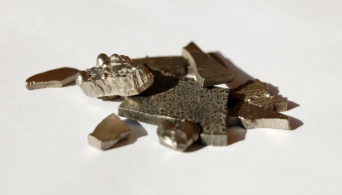 Cobalt metal specimen
